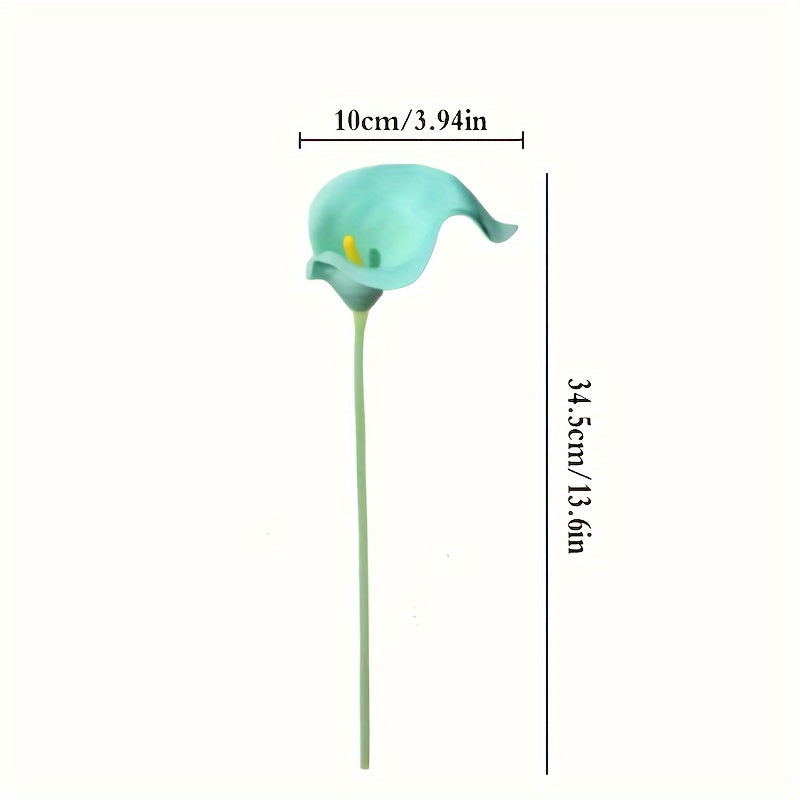 10pcs Real Touch Artificial Calla Lily Bouquet - Premium Faux Flowers - Graceland Home and Living - - #tag1#