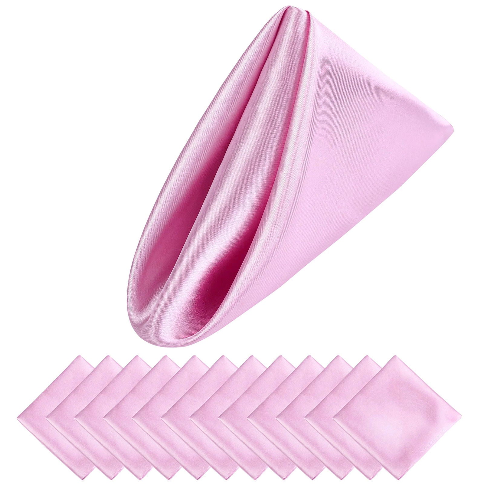 12PCS Satin Napkin 12x12Inches - Graceland Home and Living - - #tag1#