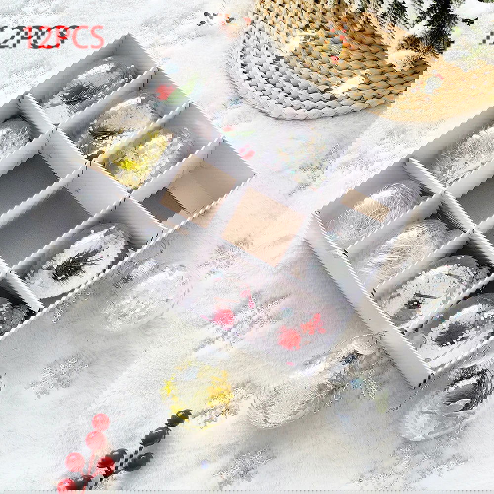 12pcs/box Christmas Balls Decoration Christmas Hanging Pendants - Graceland Home and Living - - #tag1#