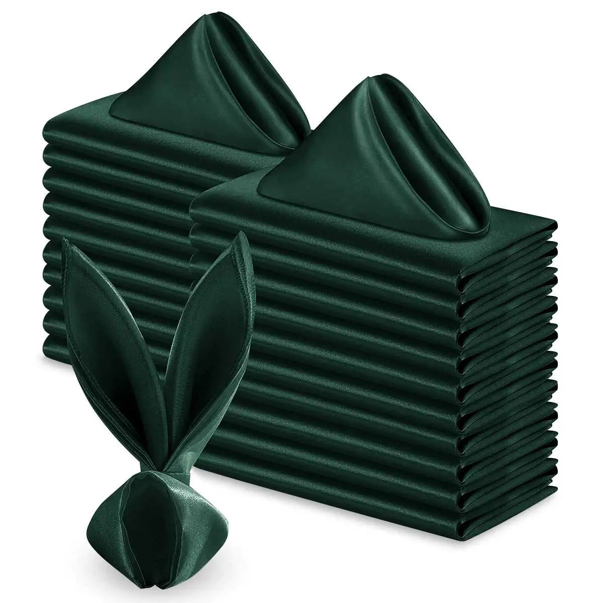 12pcs 30*30cm Satin Napkin - Graceland Home and Living - - #tag1#