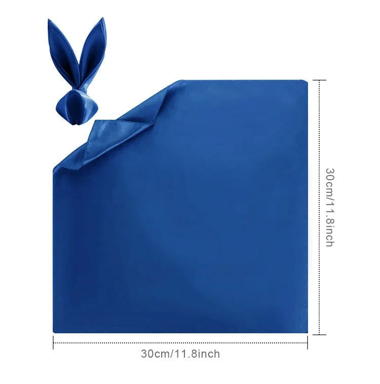 12pcs 30*30cm Satin Napkin - Graceland Home and Living - - #tag1#