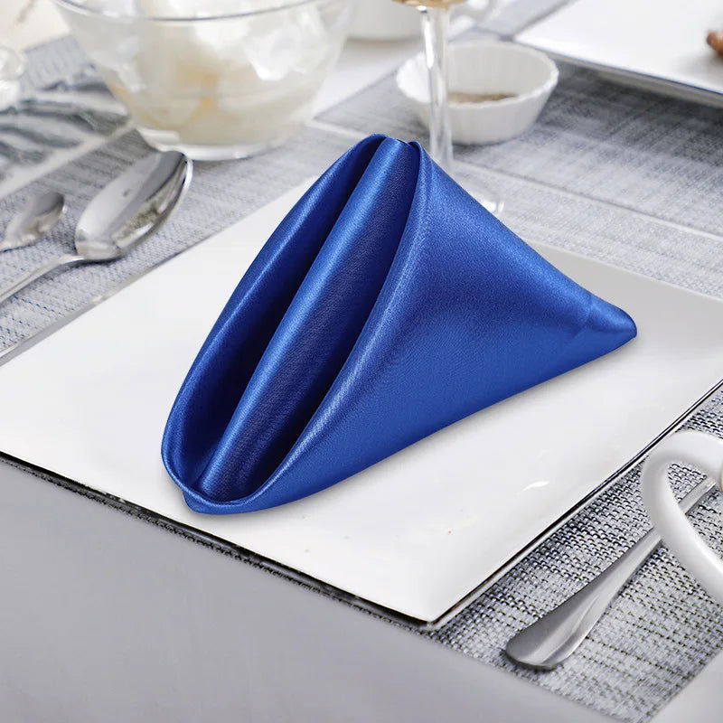 12pcs 30*30cm Satin Napkin - Graceland Home and Living - - #tag1#