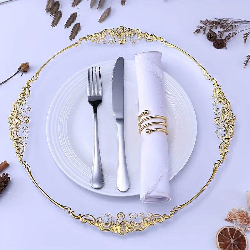 13inch Chargers Plates - Graceland Home and Living - - #tag1#