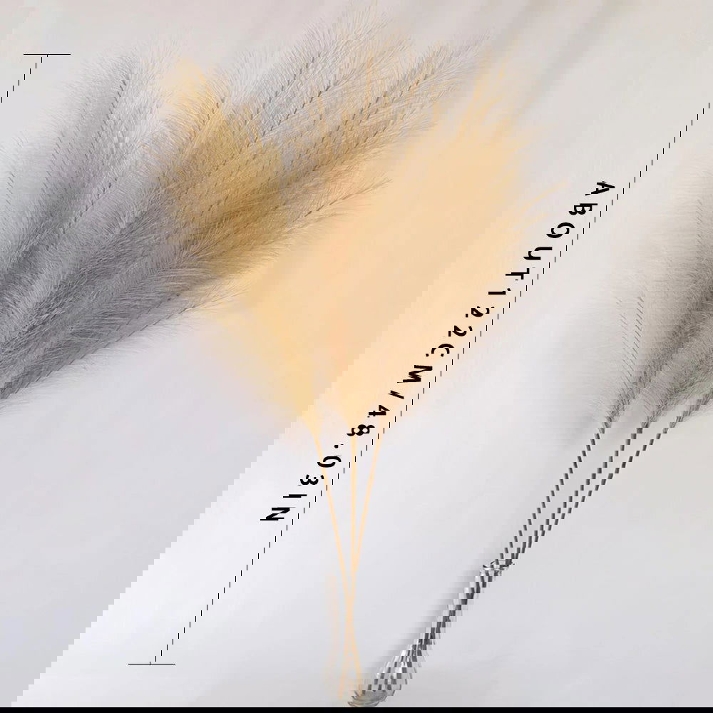 1Pcs Faux Pampas Grass Decor ,Vase Decorations Fake Reeds Plants - Graceland Home and Living -