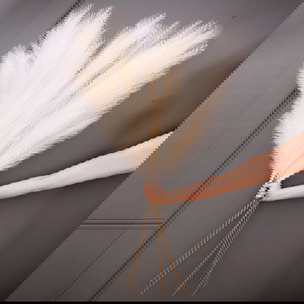 1Pcs Faux Pampas Grass Decor ,Vase Decorations Fake Reeds Plants - Graceland Home and Living - - #tag1#