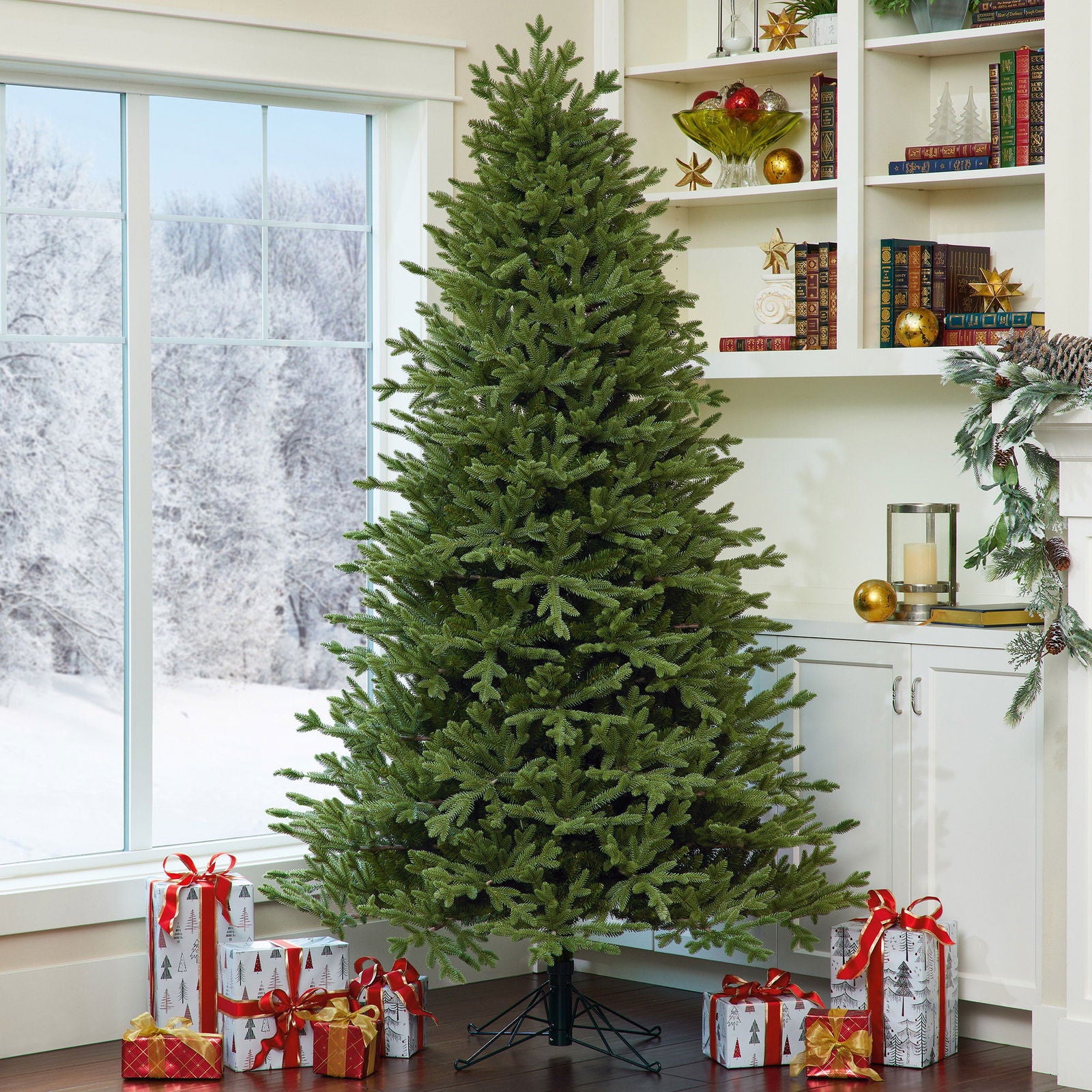 2.2 m / 7.5ft Unlit Artificial Christmas Tree - Graceland Home and Living - - #tag1#