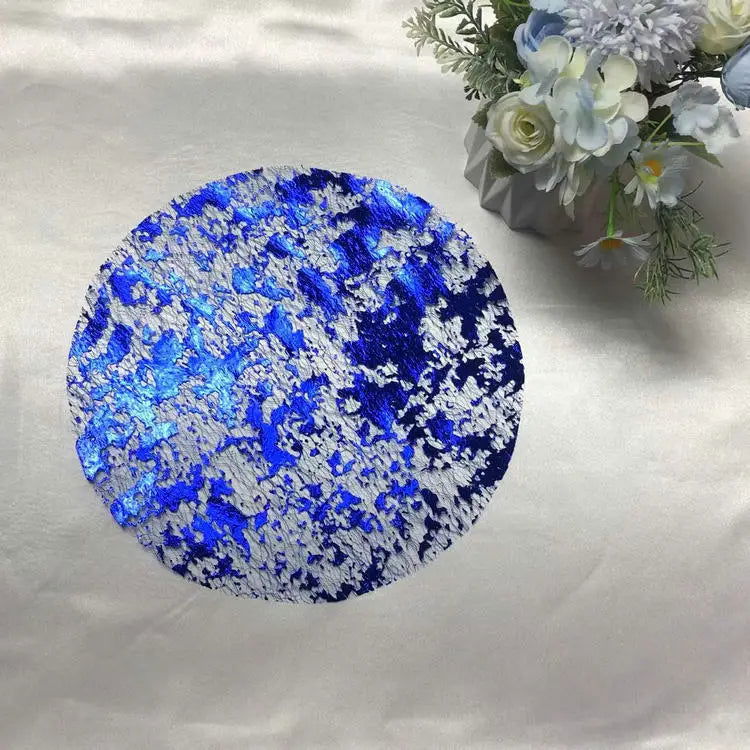 20pcs Gold Round Foil Place Mats - Graceland Home and Living - - #tag1#