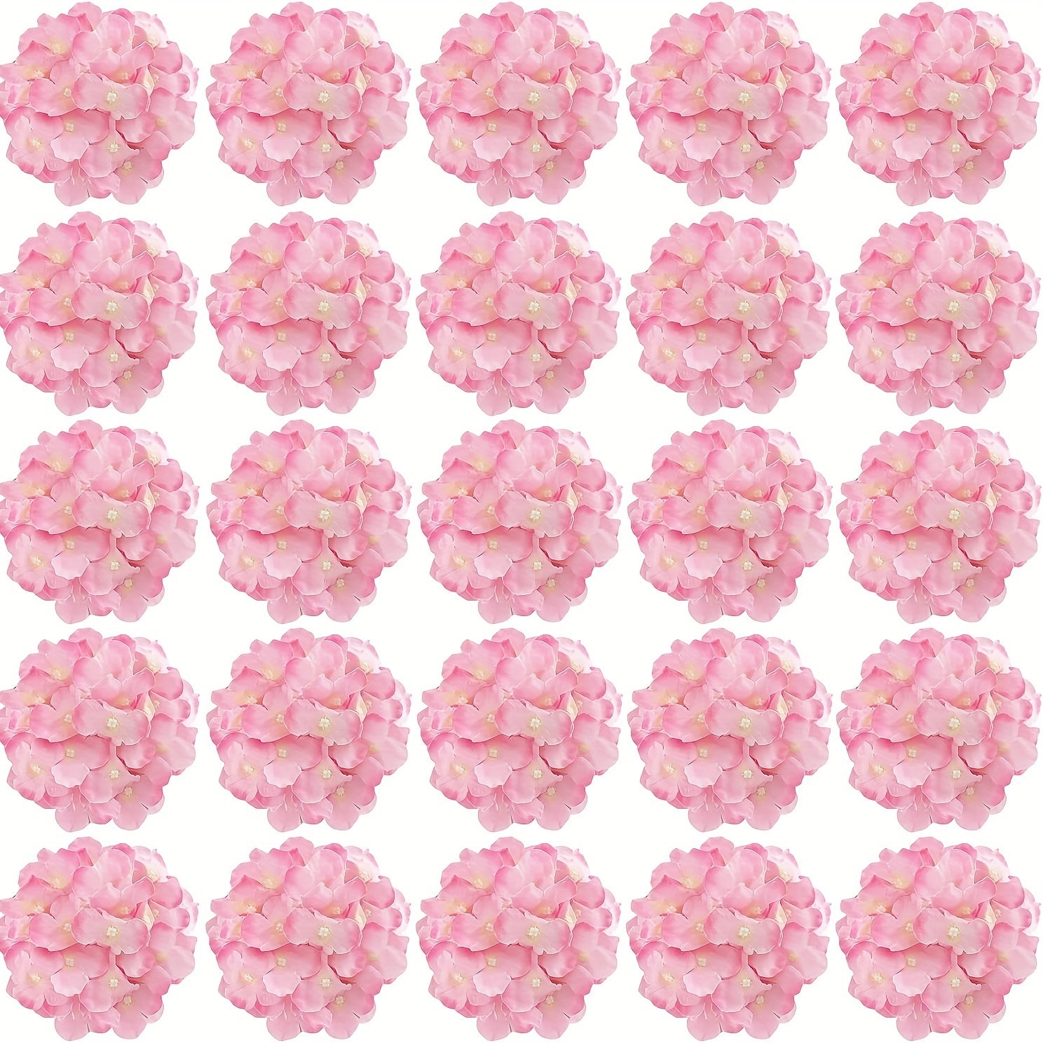 30-Pack Artificial Hydrangea Flowers - Plastic Fake Flower Heads - Graceland Home and Living - - #tag1#