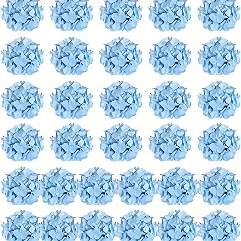 30-Pack Artificial Hydrangea Flowers - Plastic Fake Flower Heads - Graceland Home and Living - - #tag1#