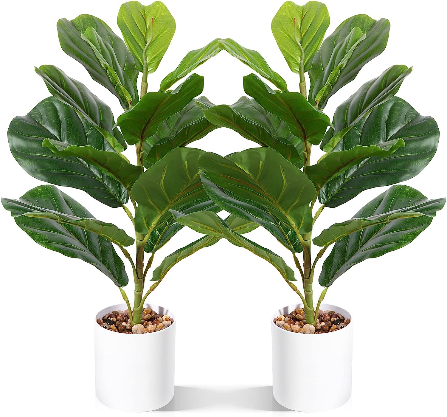 30" Artificial Fiddle Leaf Fig Tree 2Pack - Graceland Home and Living - - #tag1#