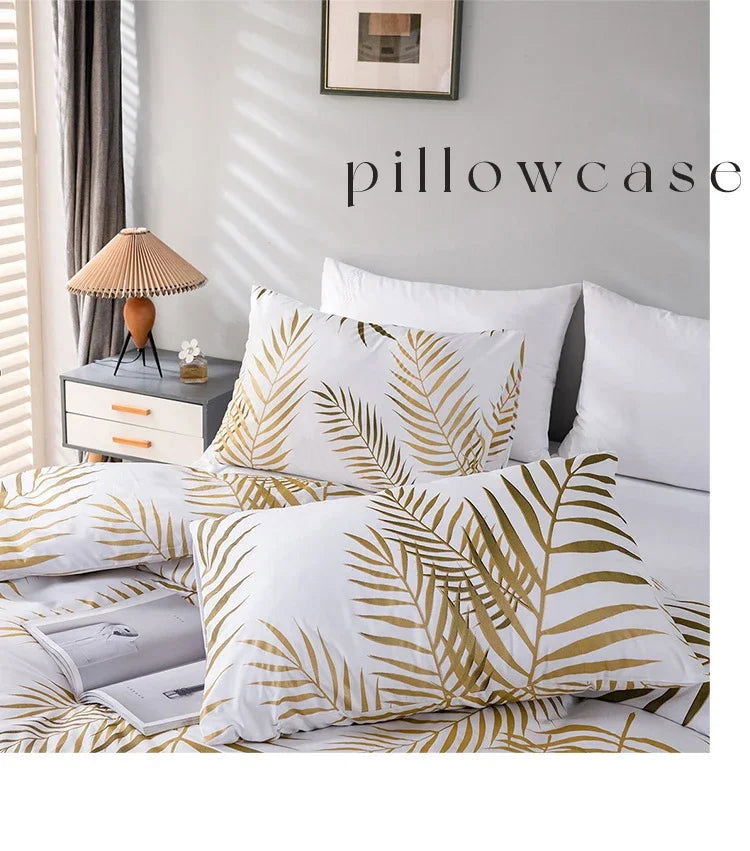 3 Pieces Microfiber Bed Set With Fitted Sheet - Graceland Home and Living - - #tag1#