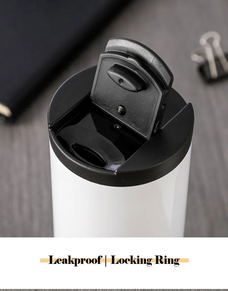 400ML Stainless Steel Coffee Thermos Bottle Leakproof Vacuum Flasks - Graceland Home and Living - - #tag1#