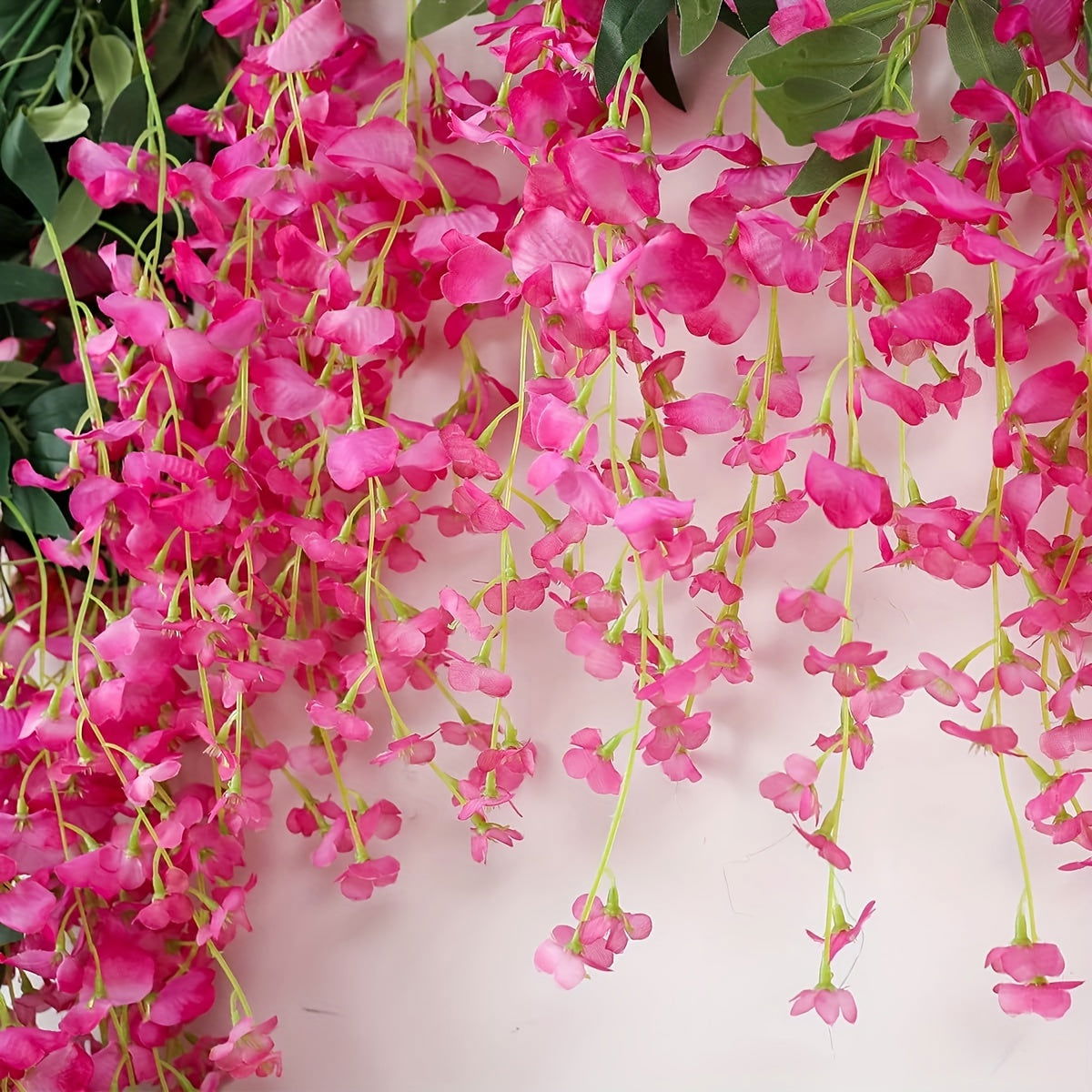 4pcs 28.8ft Long Artificial Wisteria Flowers Garland - Graceland Home and Living - - #tag1#