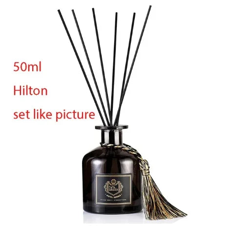 50ml Hilton Aroma Oil Diffuser Sets with Natural Sticks for Living Room - Graceland Home and Living -