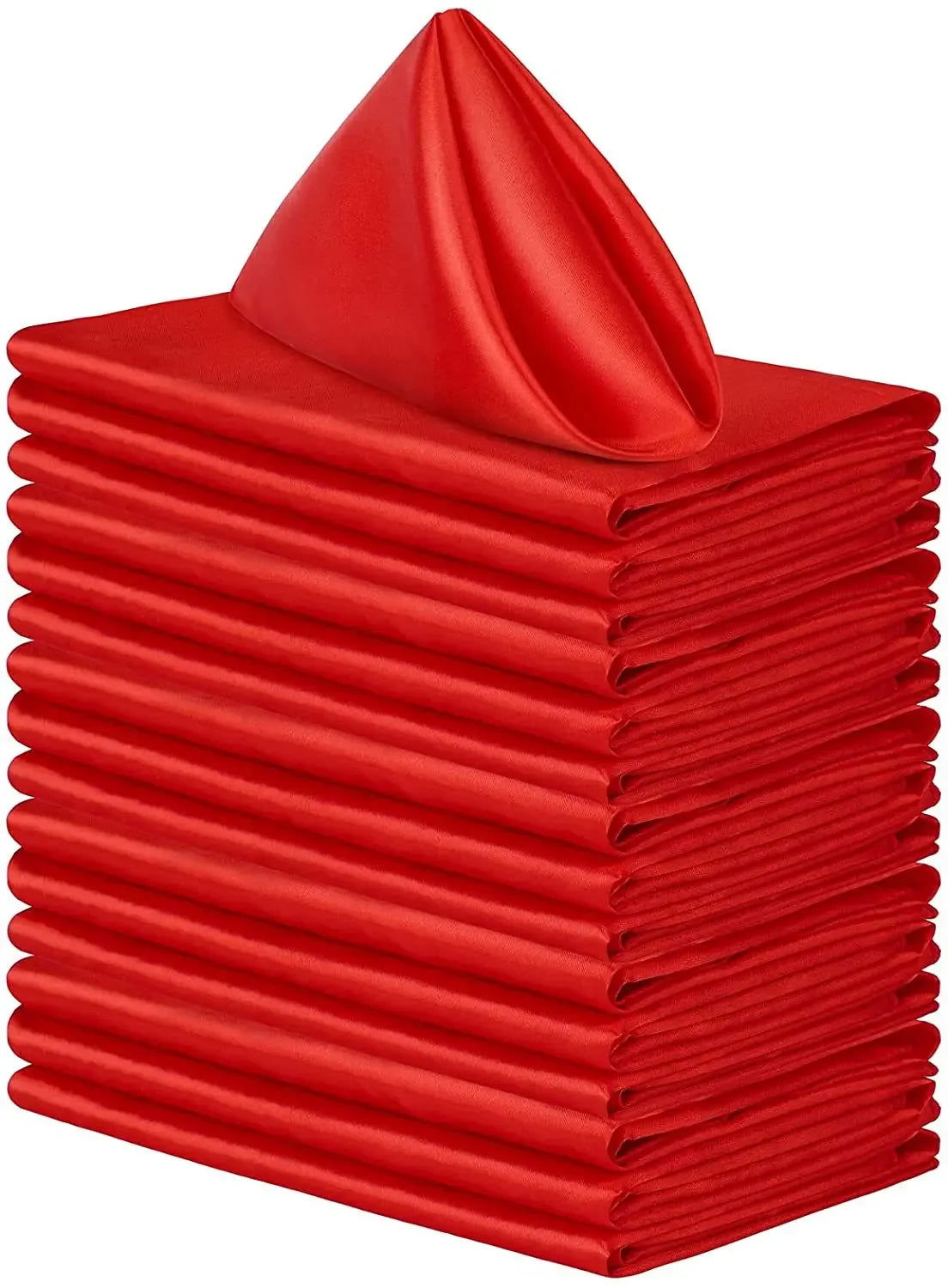 50pcs Satin Napkin 43cm*43cm Table Napkins - Graceland Home and Living - - #tag1#