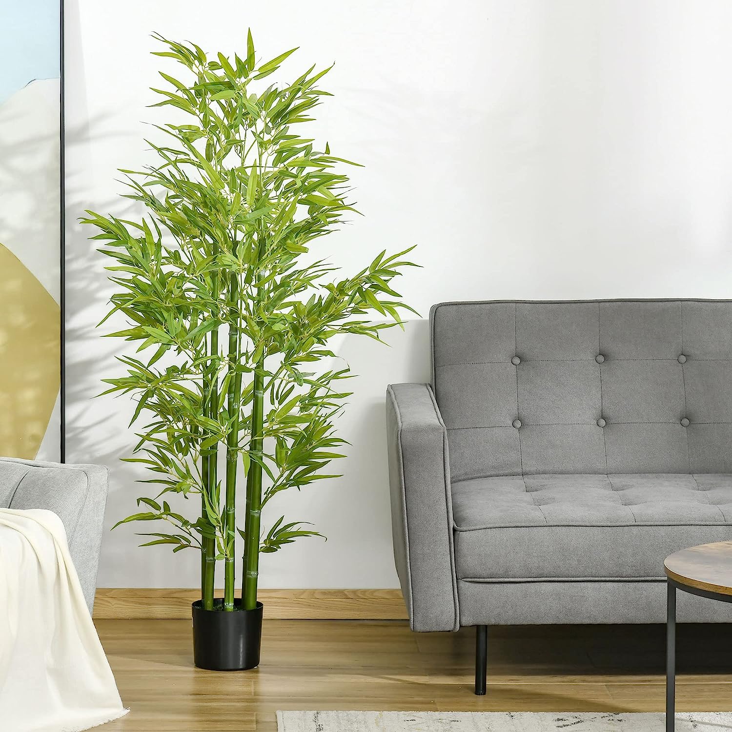 5FT Artificial Bamboo Tree Faux Decorative Plant - Graceland Home and Living - - #tag1#