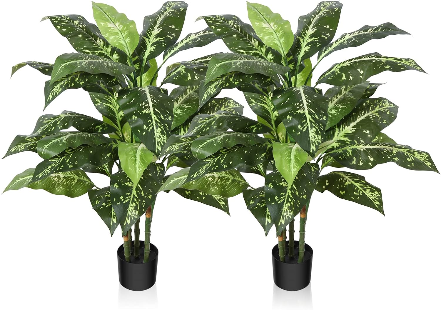 5ft Artificial Fiddle Leaf Fig Tree with Woven Seagrass Belly Basket - Graceland Home and Living - - #tag1#