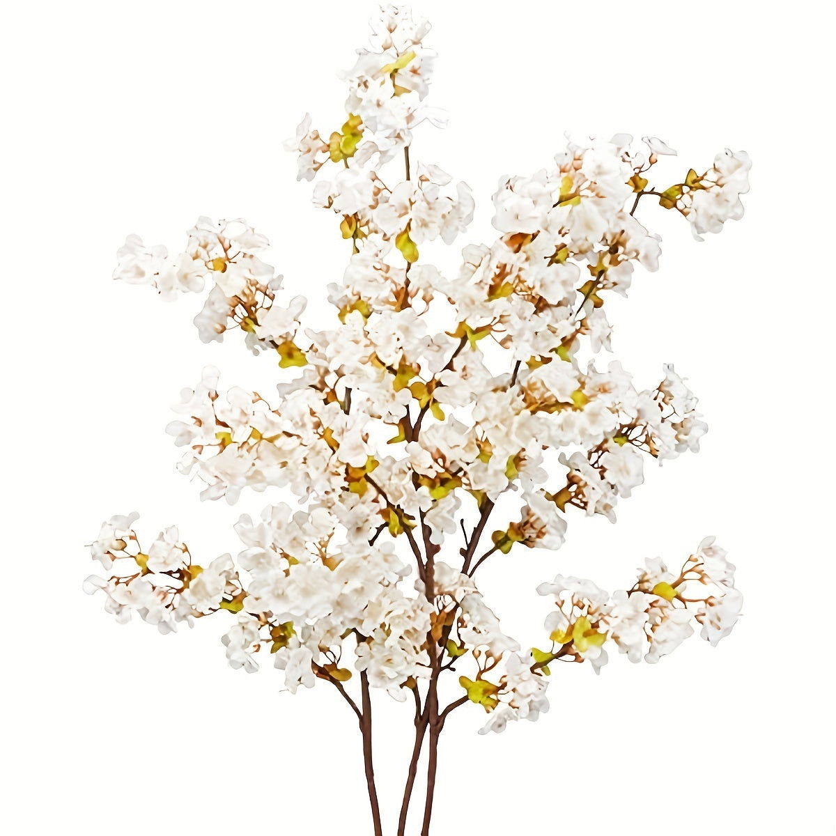 5pcs Lifelike Artificial Cherry Blossom Branches - Realistic Faux Flowers - Graceland Home and Living - - #tag1#