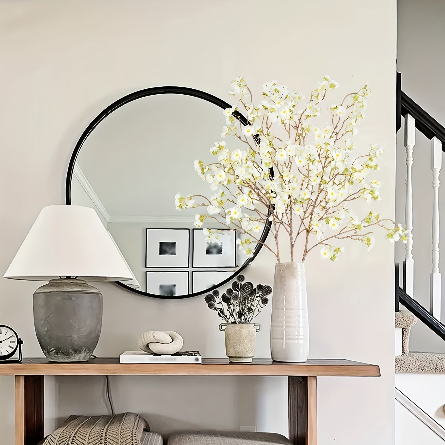 5pcs Lifelike Artificial Cherry Blossom Branches - Realistic Faux Flowers - Graceland Home and Living - - #tag1#