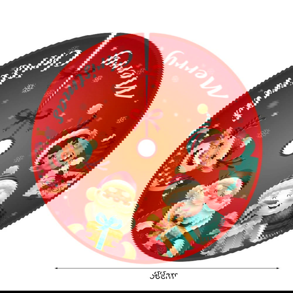 60/70/90Cm Christmas Red Christmas Tree Skirt - Graceland Home and Living - - #tag1#