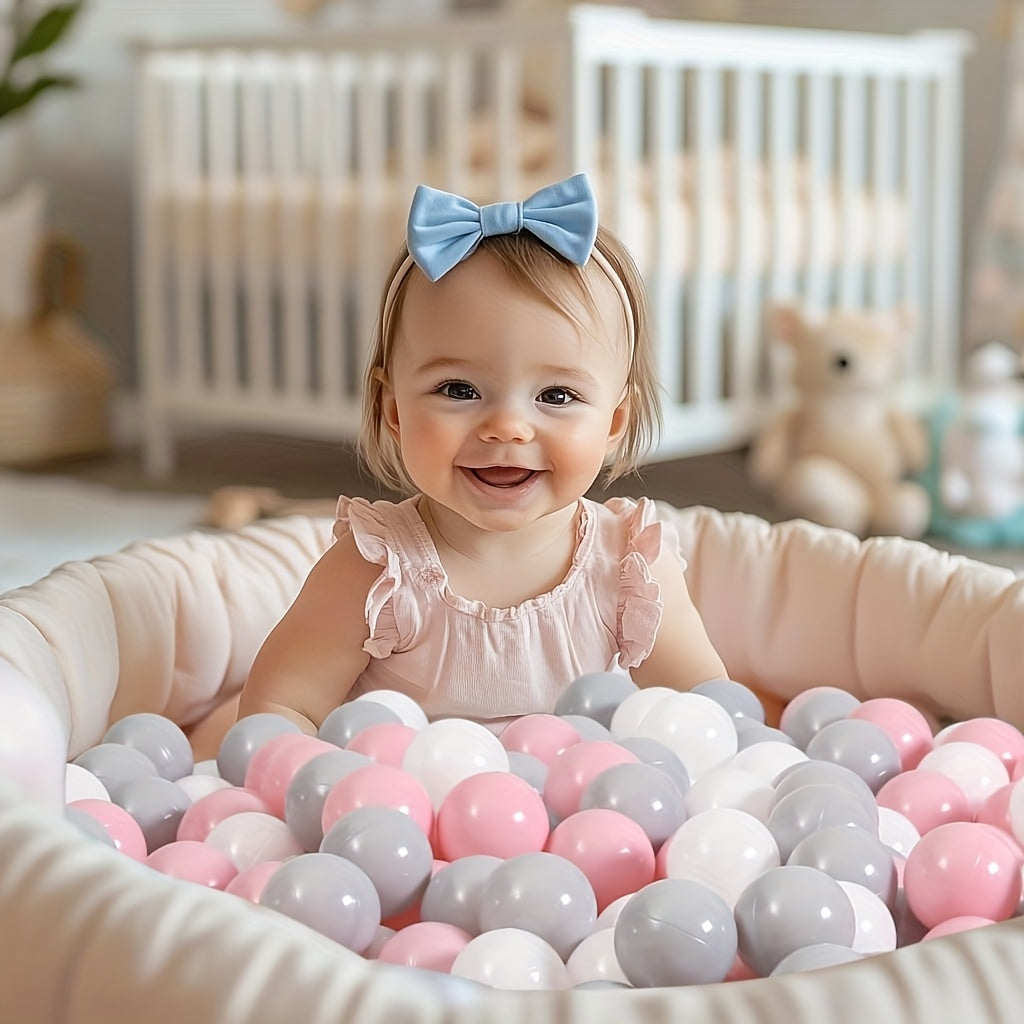 105pcs Soft Plastic Ball Pit Balls Youngsters Playtime and Youngsters Development, Ball Pit for Youngsters