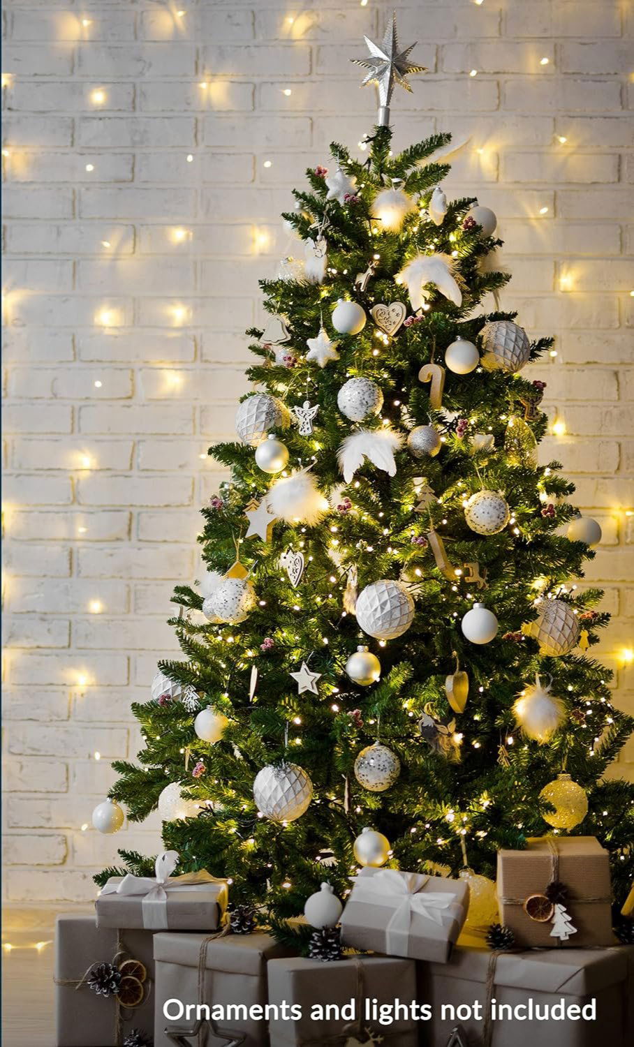 6 Ft Premium Christmas Tree with 1200 Tips for Fullness - Graceland Home and Living - - #tag1#