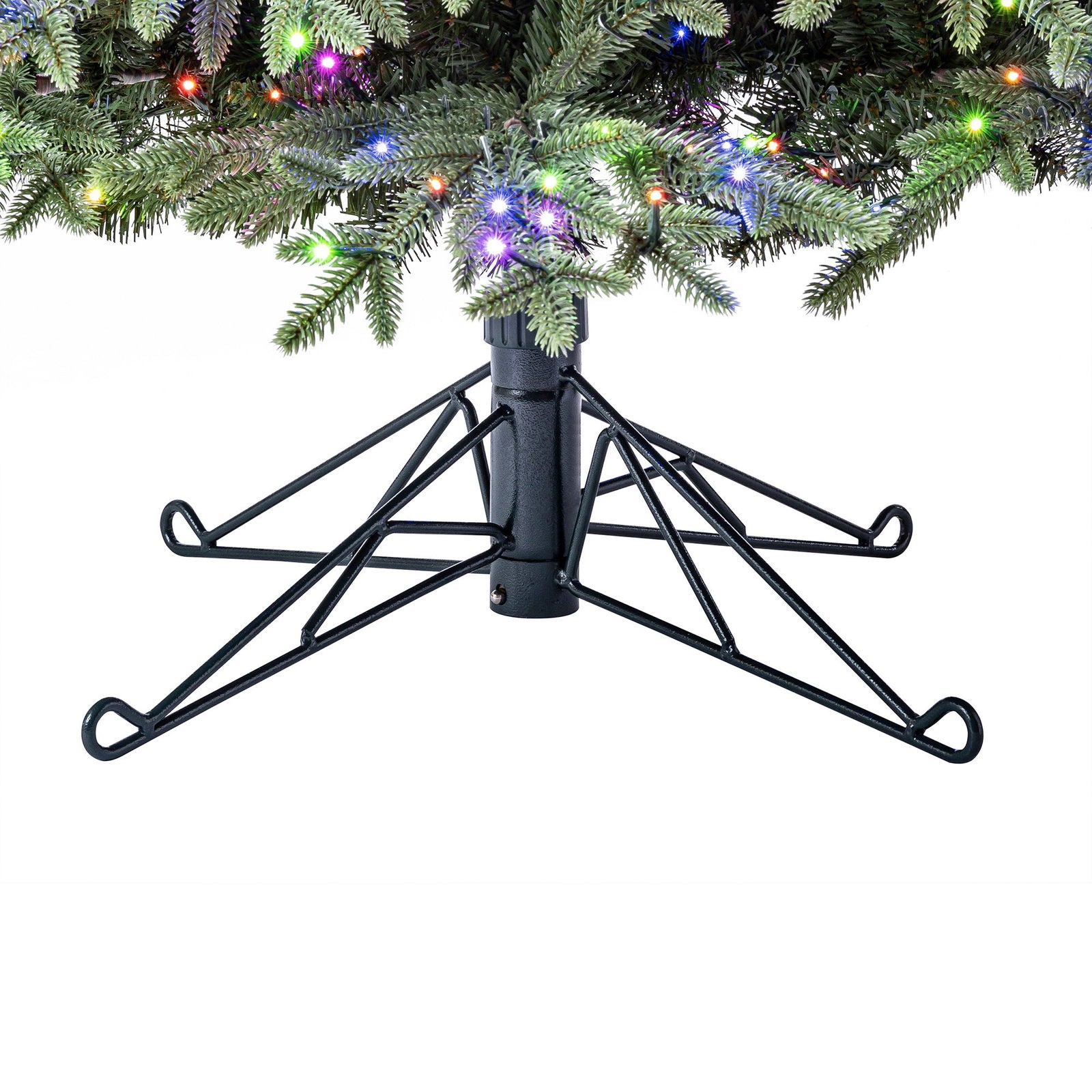 9ft Pre-Lit Artificial Slim Style LED Twinkle Christmas Tree, 2,200 Radiant lights with Twinkling effects - Graceland Home and Living - - #tag1#