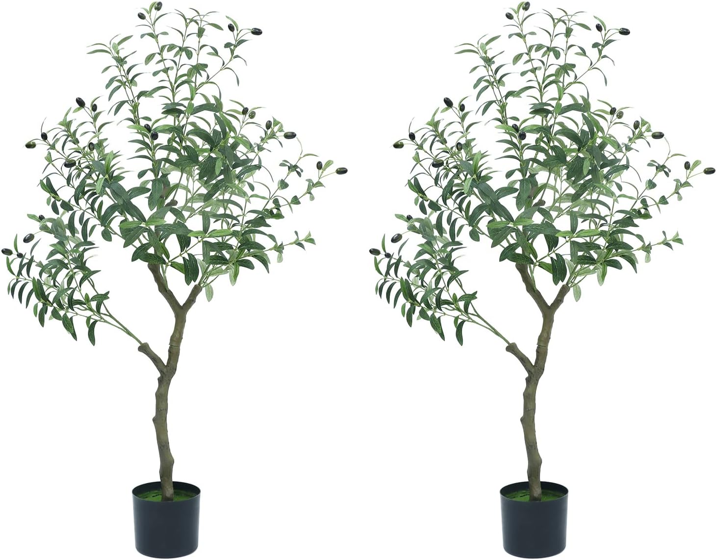 Artificial Olive Tree, 5ft (60'') Tall Fake Plants Suitable for Modern Living - Graceland Home and Living -