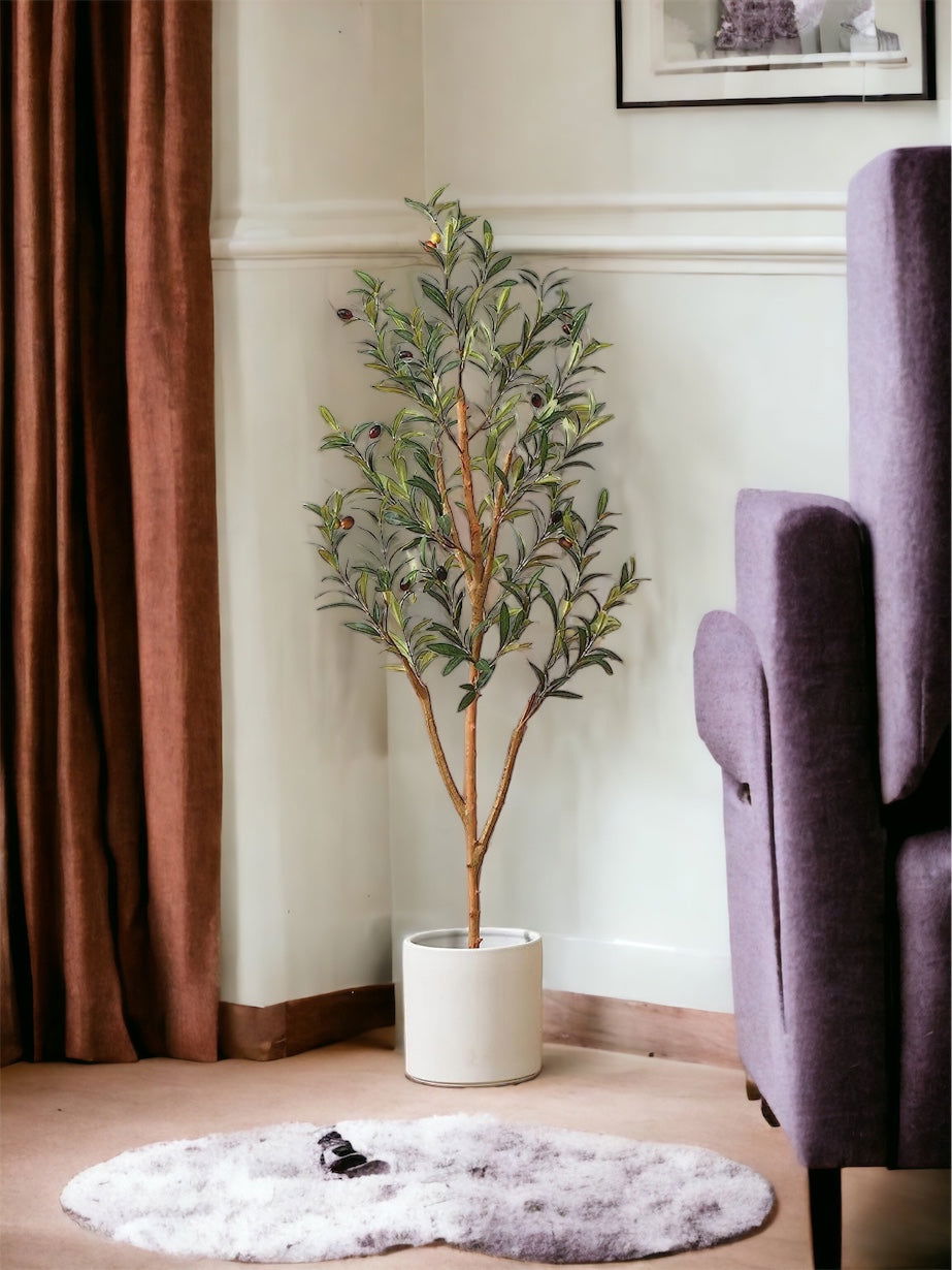 Artificial Olive Tree Faux Silk Plant for Home Office Decor - Graceland Home and Living -