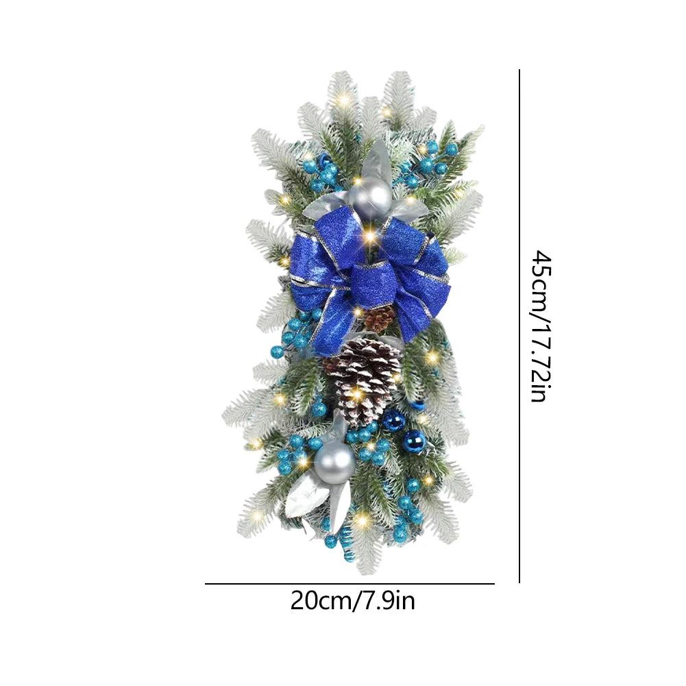 Christmas Tree Wreath Red Berry and Cardinal Bird Christmas Decoration - Graceland Home and Living -