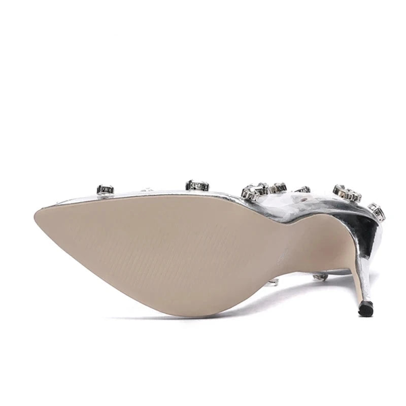 Crystal Women Pumps PVC Transparent High Heels - Graceland Home and Living -