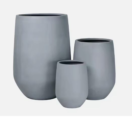 Exquisite fiber stone planters - Graceland Home and Living -