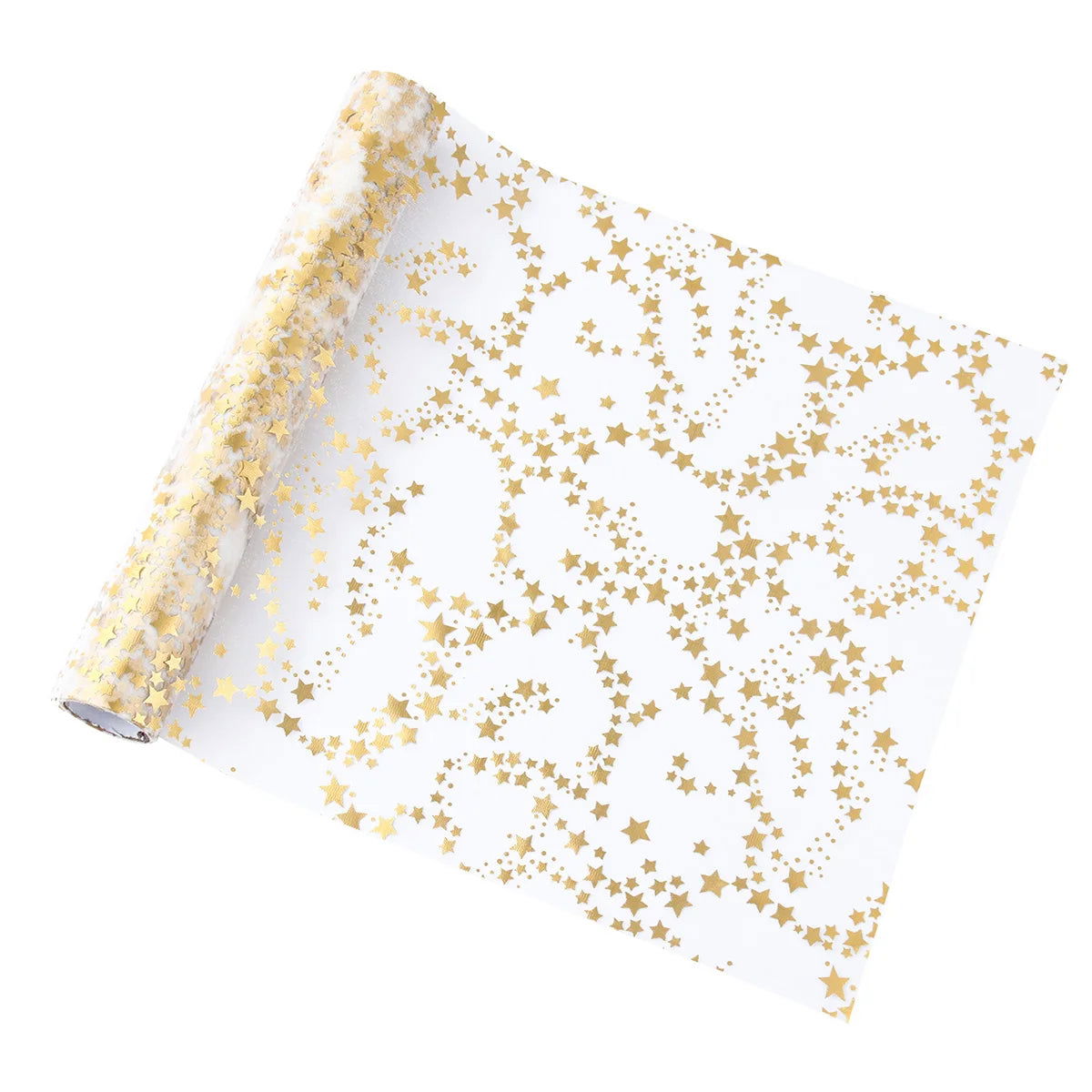 Gold/Silver Glitter Metallic Gold Thin Table Runners - Graceland Home and Living -