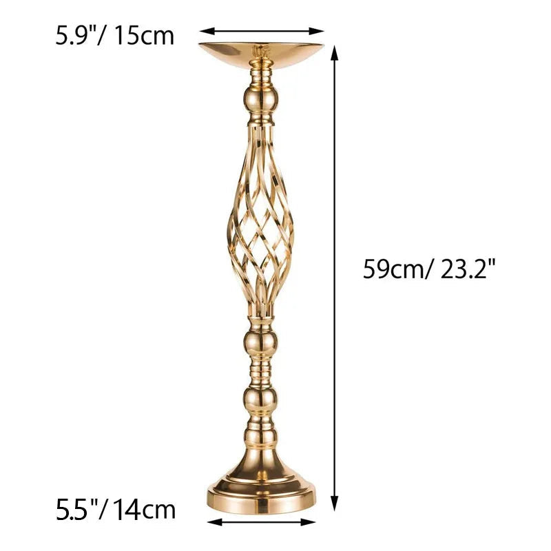 Gold/Silver Wedding Candle Holders - Graceland Home and Living -