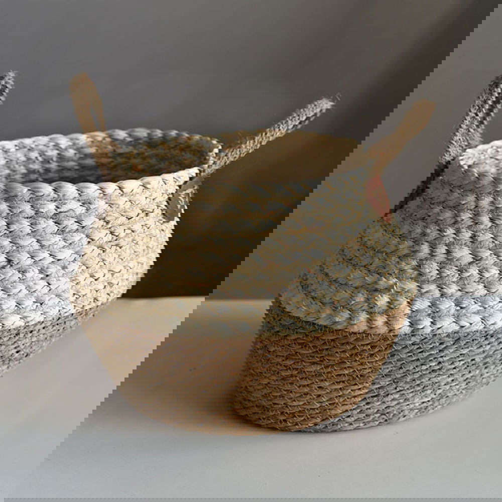 Handmade Sea grass storage basket - Graceland Home and Living -