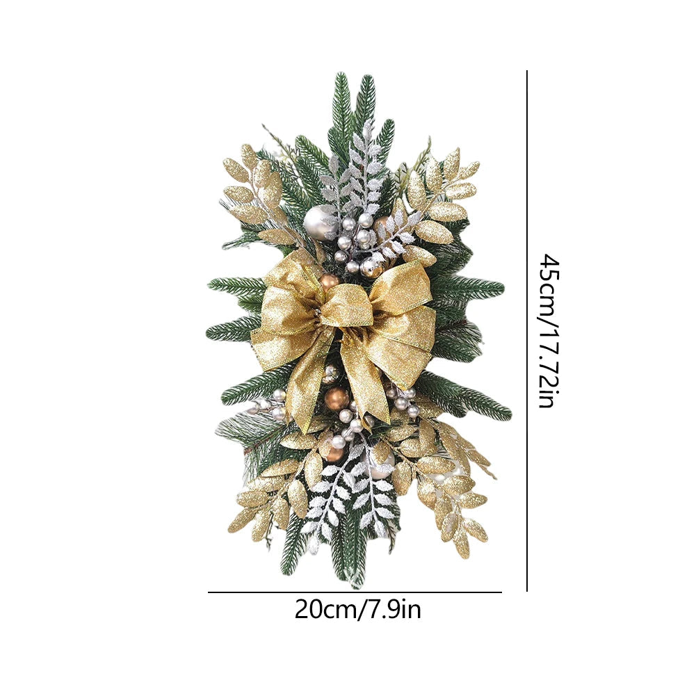 Hanging Stairs Garland Christmas Swag Door Wreath Pendants - Graceland Home and Living -