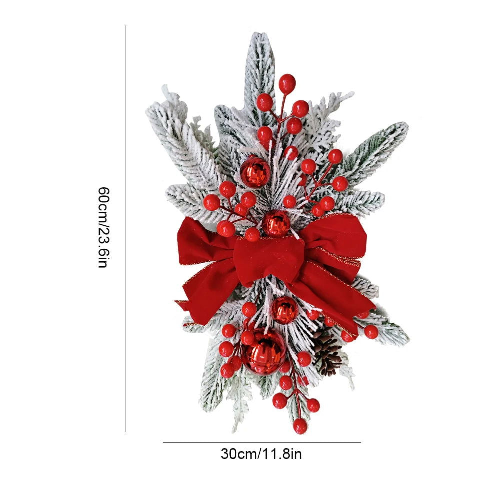 Hanging Stairs Garland Christmas Swag Door Wreath Pendants - Graceland Home and Living -