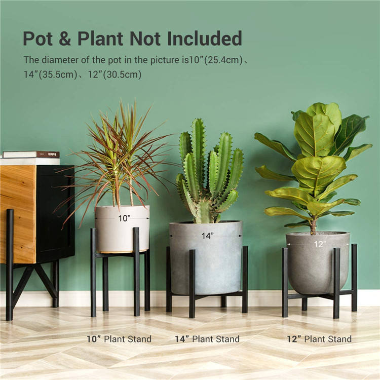Iron Metal Pots Planters Stand - Graceland Home and Living -