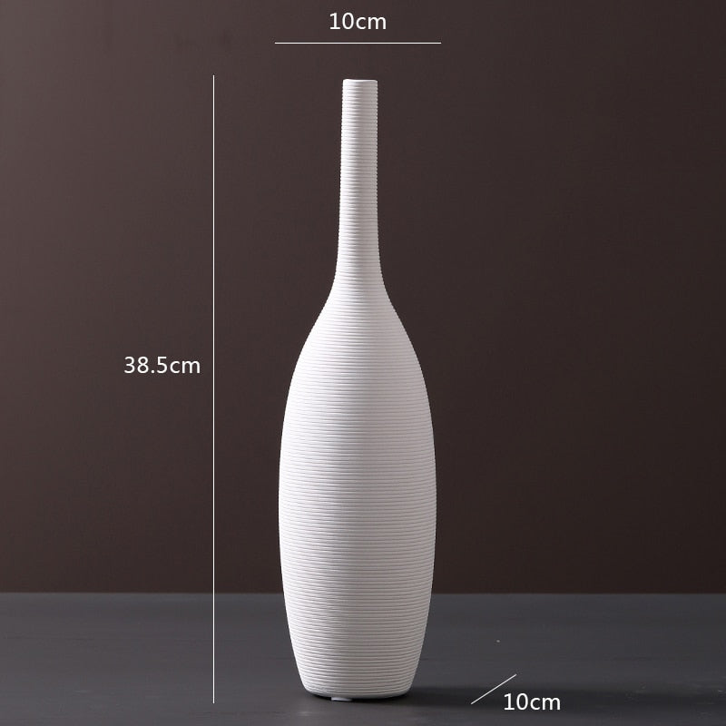Japanese Style Ceramic Vase. For Modern Home Decoration - Graceland Home and Living -