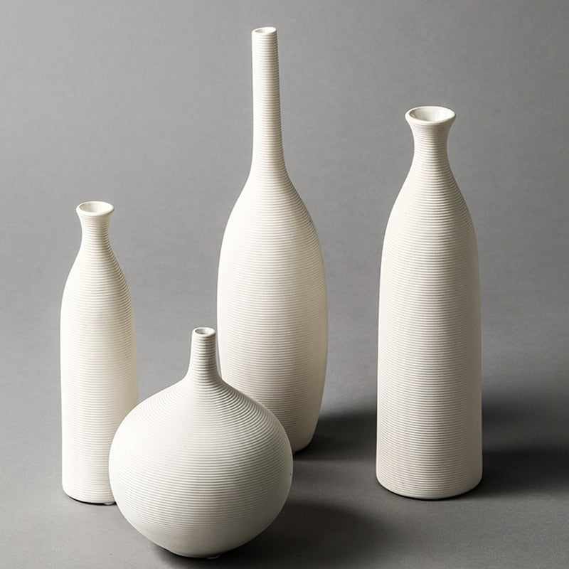 Japanese Style Ceramic Vase. For Modern Home Decoration - Graceland Home and Living -