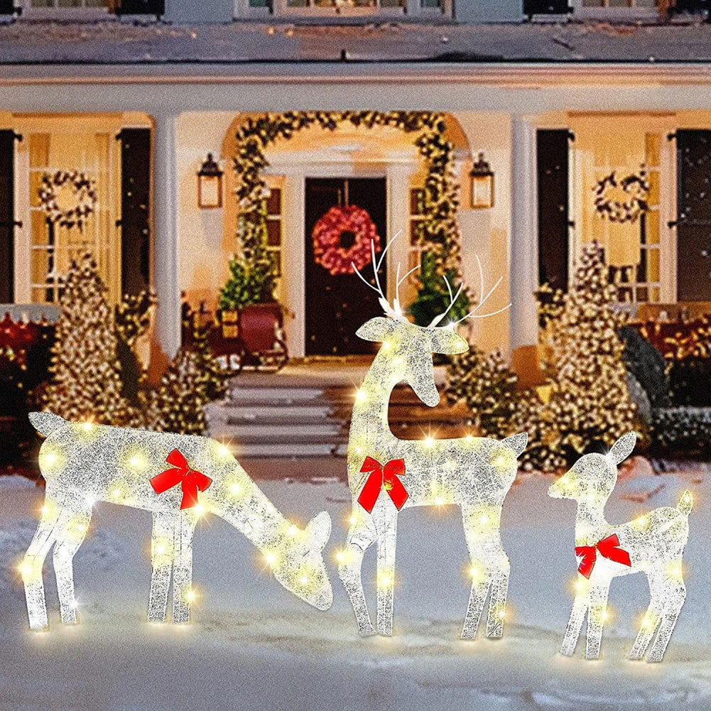 LED Christmas Lighted Reindeer - Graceland Home and Living -