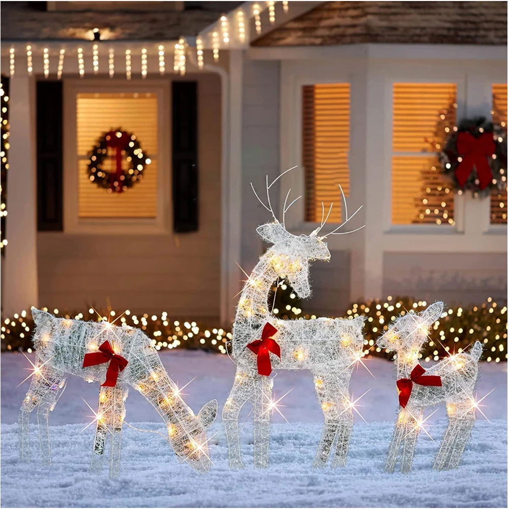 LED Christmas Lighted Reindeer - Graceland Home and Living -