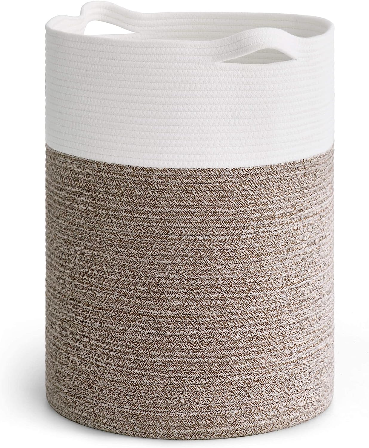 Large Jute Basket - Woven Storage Basket Storage Bins with Handles - Graceland Home and Living -