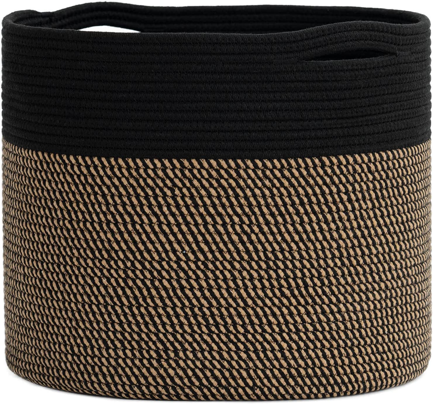 Large Jute Basket - Woven Storage Basket Storage Bins with Handles - Graceland Home and Living -