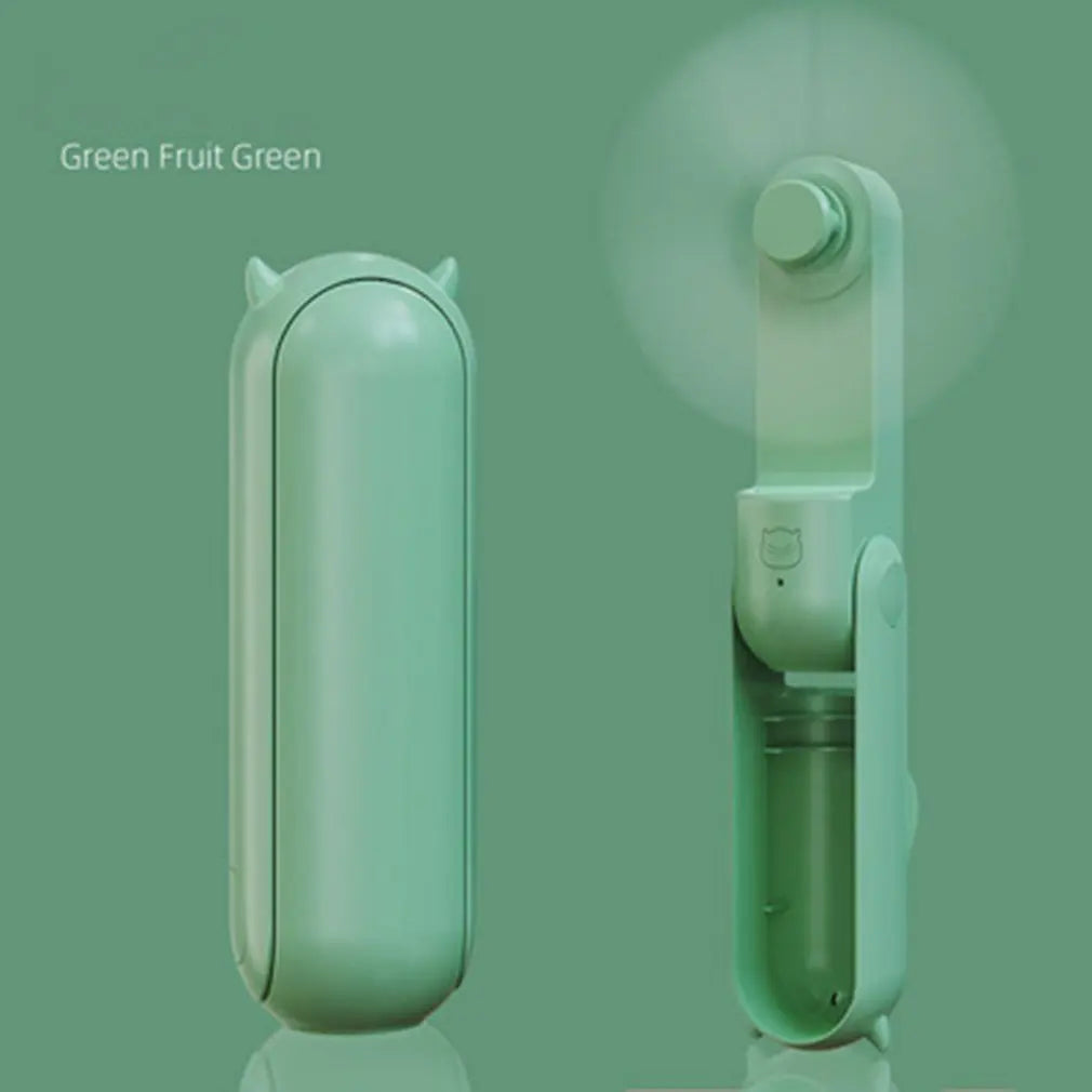 Mini Portable Fan 1500mAh Handheld Foldable USB Rechargeable Fan - Graceland Home and Living -