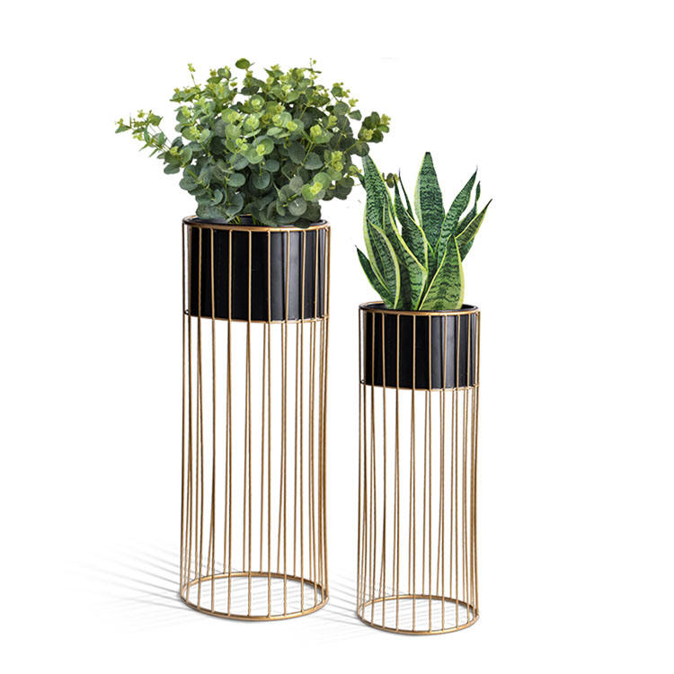Modern Round Flower Plant Stand - Graceland Home and Living -