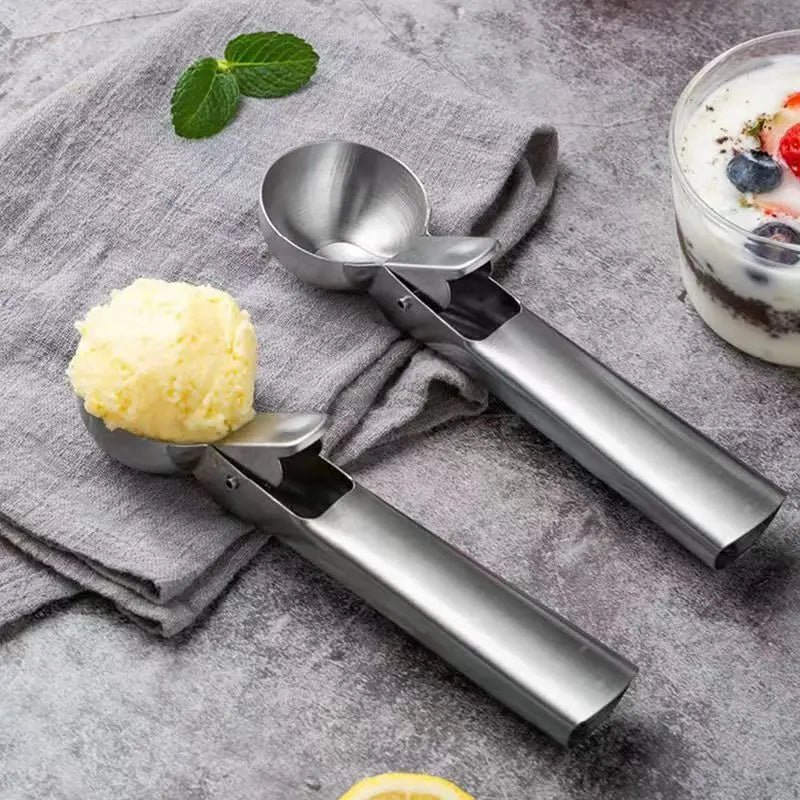Multifunctional Ice Cream Scoops Stainless Steel Dual-Purpose Scoop - Graceland Home and Living -