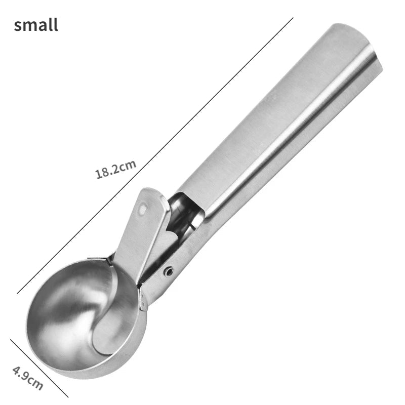 Multifunctional Ice Cream Scoops Stainless Steel Dual-Purpose Scoop - Graceland Home and Living -