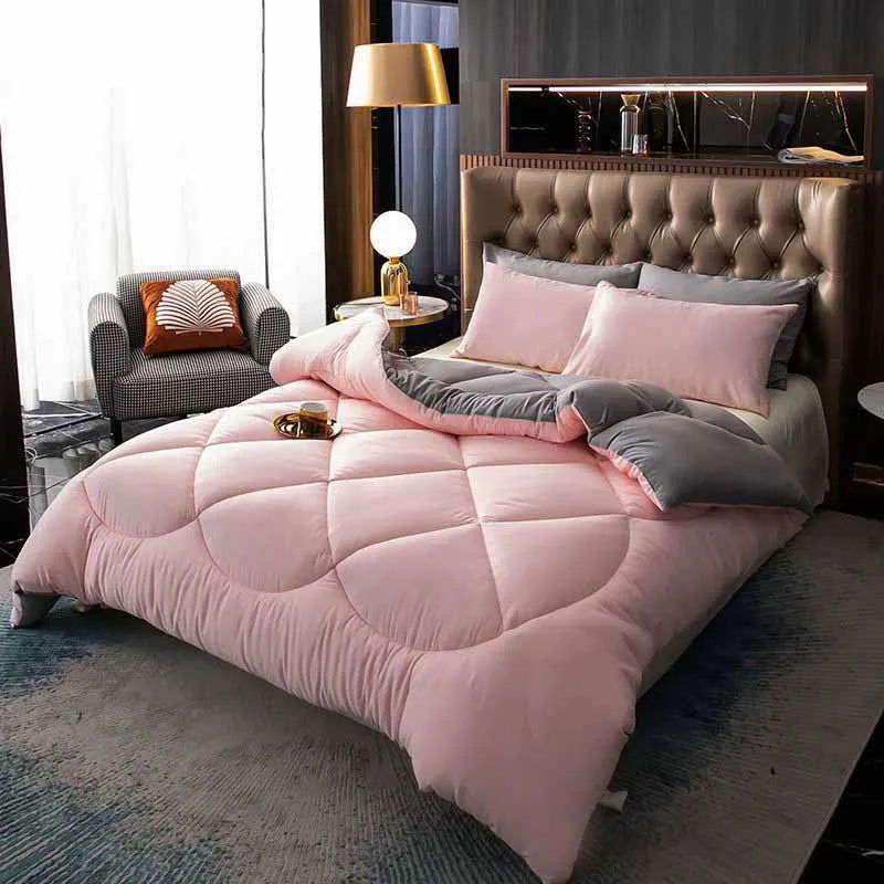 Nordic Winter Warm Quilt Thick Fluffy Cotton Quilts - Graceland Home and Living -