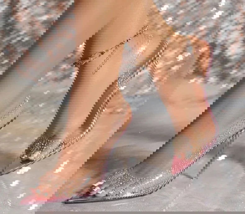 PVC Transparent CRYSTAL High Heels Sandals - Graceland Home and Living -